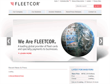 Tablet Screenshot of fleetcor.com